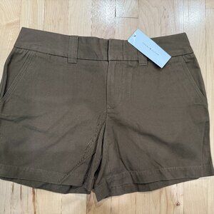Women's Chino Shorts Tommy Hilfiger Brown 6" Inseam Size 6